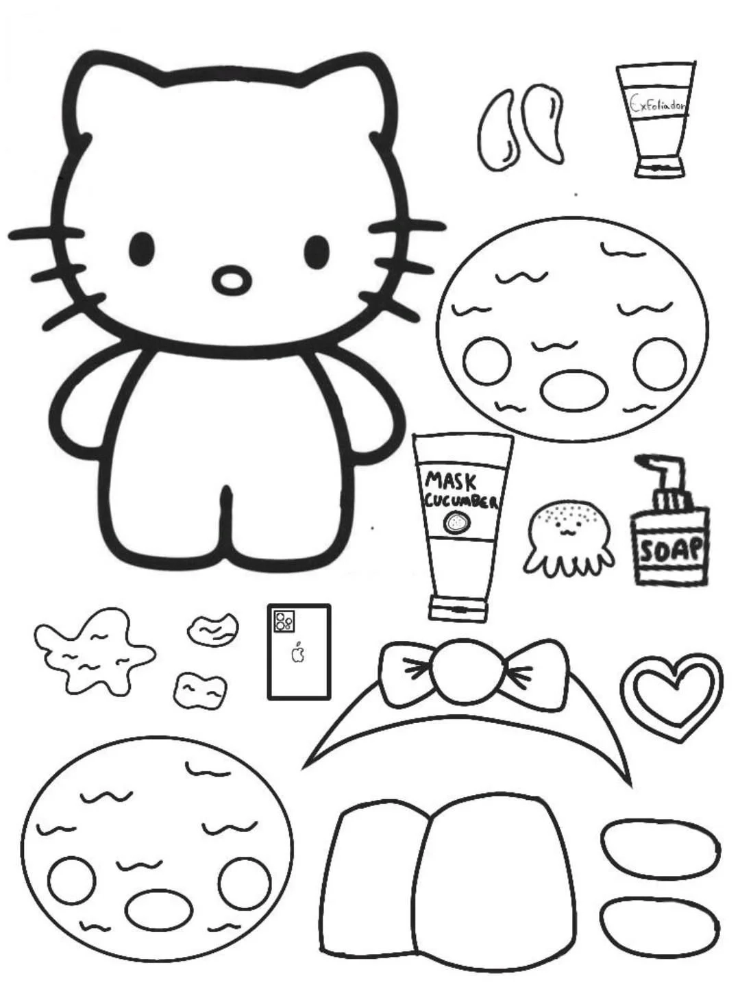 Skincare Coloring Pages To Print Free Printable Coloring Pages