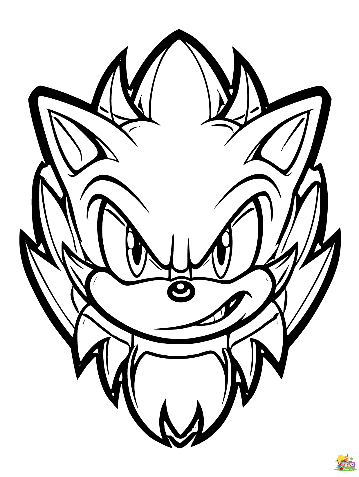Sonic Coloring Pages Unleash Creativity Fun 