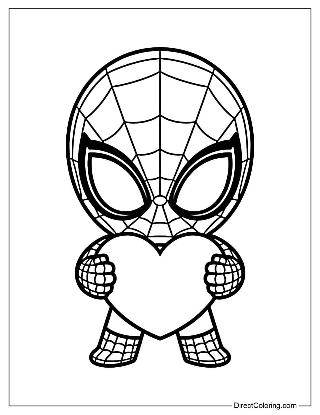Spiderman Coloring Pages Free PDF To Download And Print