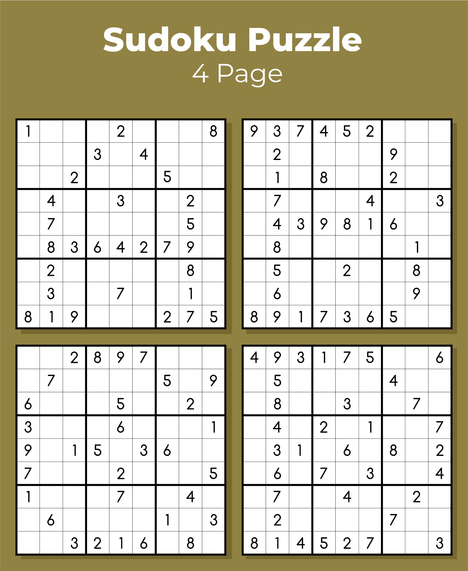 Sudoku Puzzles To Print 10 Free PDF Printables Printablee