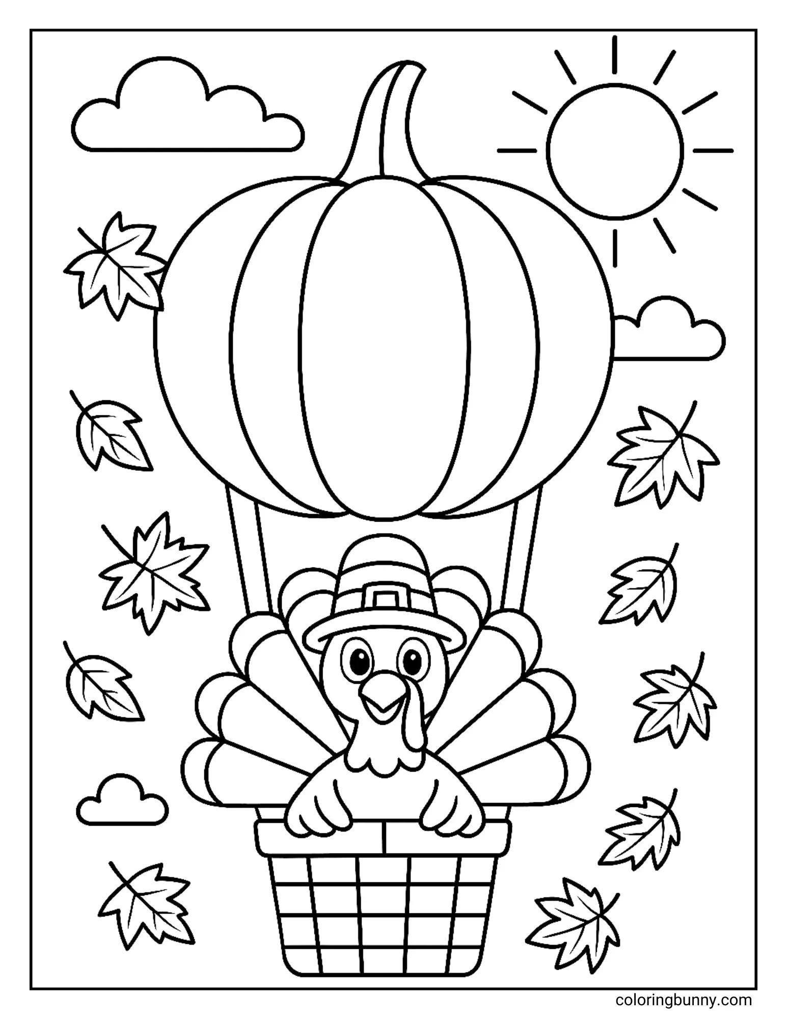Thanksgiving Coloring Pages 46 Free Printable PDFs 
