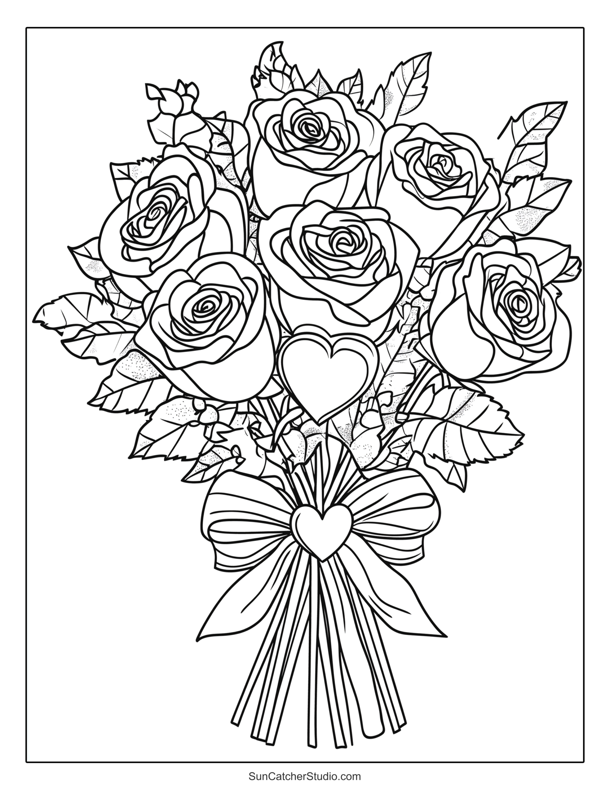 Valentine s Day Coloring Pages And Coloring Sheets Free Printables Lettering SVG Files Tools Apps