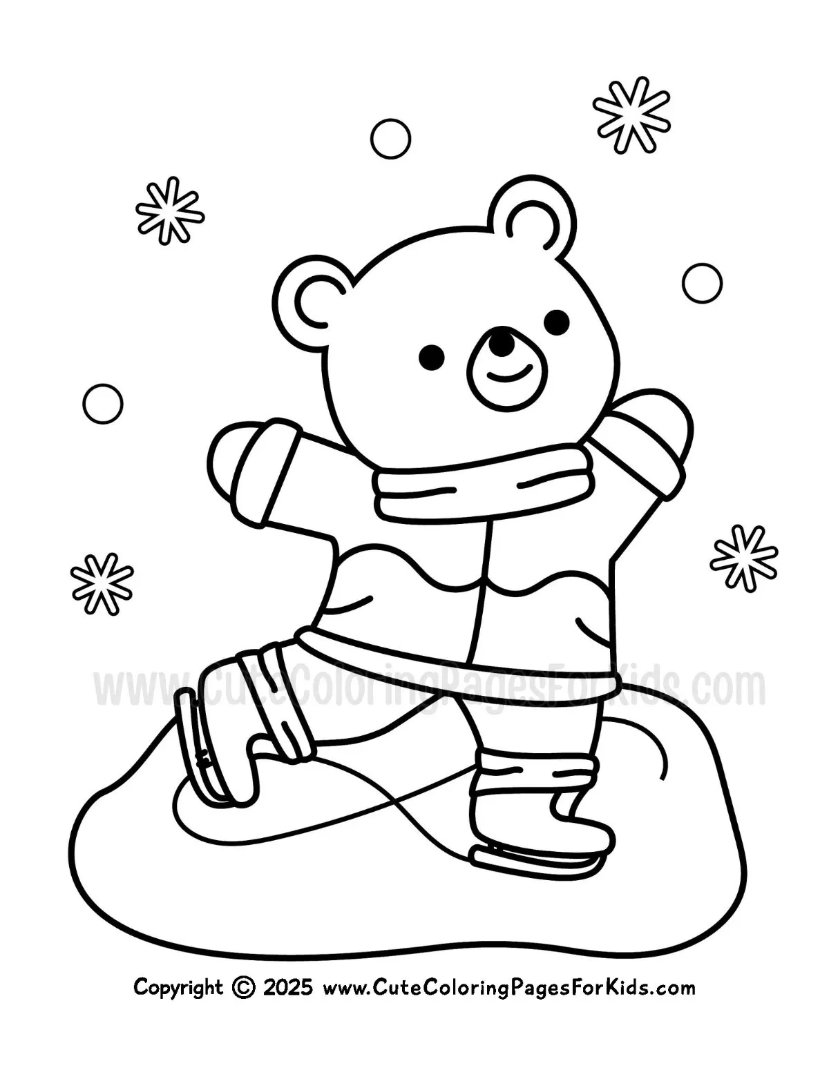 Winter Coloring Pages Free Printable PDF Downloads Cute Coloring Pages For Kids